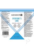 Gender X Everyone`s Lube Water Based...